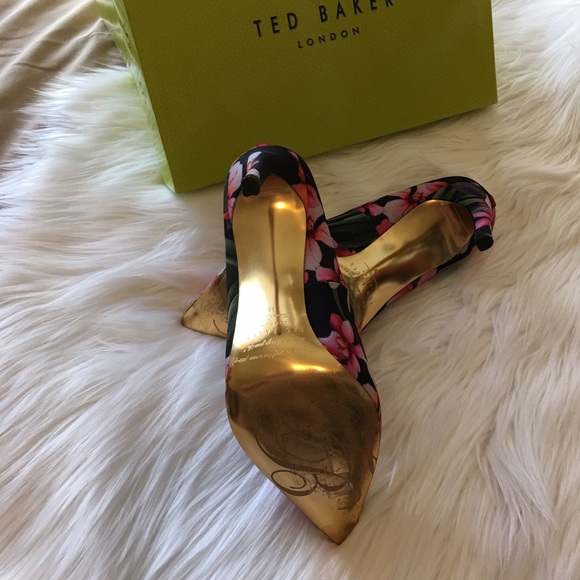 Ted Baker BNWOB High Heels tropical colors - Picture 3 of 3